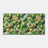 Melon Medley: Ein lebendiges Patchwork im Weingart Schreibtischunterlage (Vorderseite)