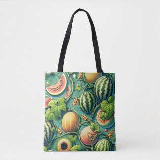 Melon Medley: Ein lebendiges Patchwork im Weingart Tasche