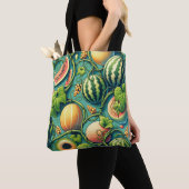 Melon Medley: Ein lebendiges Patchwork im Weingart Tasche (Von Nahem)