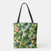 Melon Medley: Ein lebendiges Patchwork im Weingart Tasche (Rückseite)