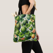 Melon Medley: Ein lebendiges Patchwork im Weingart Tasche (Von Nahem)
