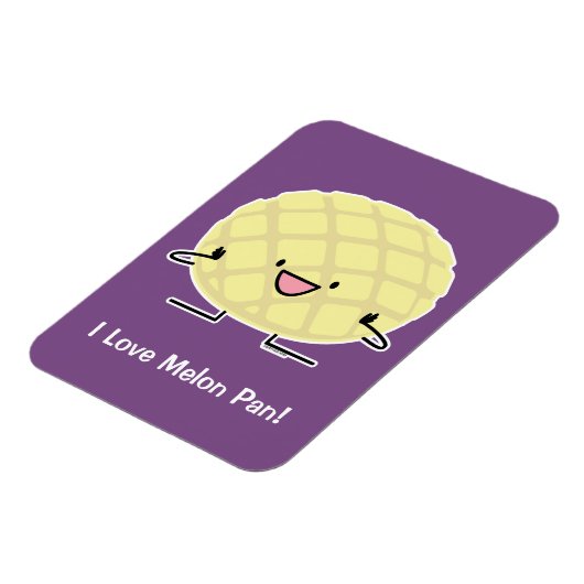 Melon Pan Japanischer Concha Süßbrotpatisserie Magnet (Linke Seite)