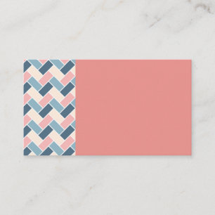 Melon Pastel Geometric Business Cards Visitenkarte