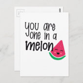 Melon Postkarte (Vorne/Hinten)