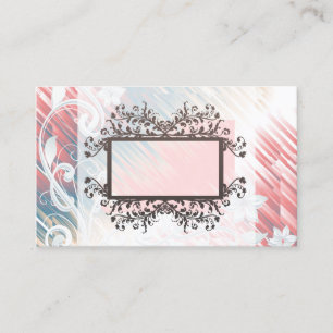 Melon Rainbow Boxed Floral Business Cards Visitenkarte