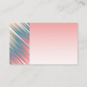 Melon Rainbow Gradient Business Cards Visitenkarte (Rückseite)