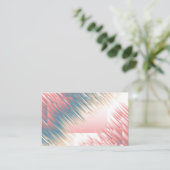 Melon Rainbow Gradient Business Cards Visitenkarte (Stehend Vorderseite)