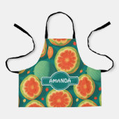 Melon Rainbow Personalisiertes Muster Schürze (Vorderseite)