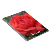 Melon Rote Rose Blume Art Journal Notizblock (Rechte Seite)