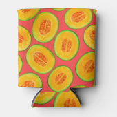 Melon-Scheiben-Aquarellmuster Dosenkühler (Vorderseite)