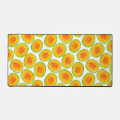 Melon-Scheiben-Aquarellmuster Schreibtischunterlage (Vorderseite)