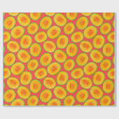 Melon-Scheiben-Aquarellpapier Geschenkpapier (Flach)