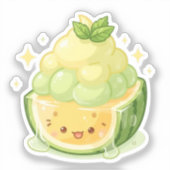 Melon Shaved Ice Aufkleber (Vorderseite)