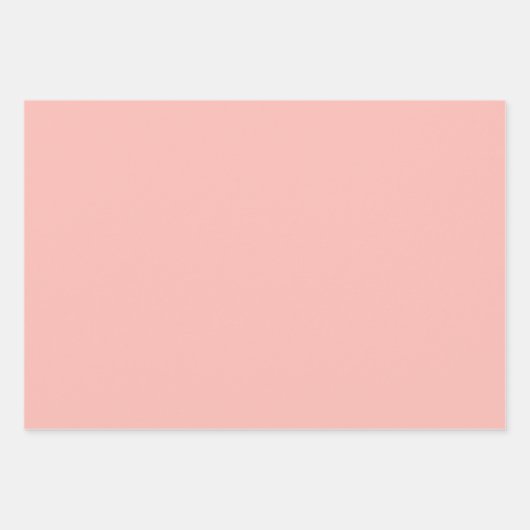 Melon Solid Color Geschenkpapier Set (Vorderseite 2)