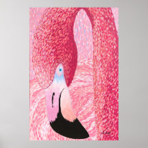 Melon The Big Head Flamingo - von Just Dahl