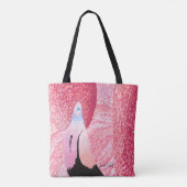 Melon the Flamingo Tote Bag Tasche (Rückseite)