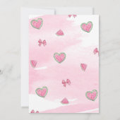 Melon Themed Birthday Einladung (Rückseite)