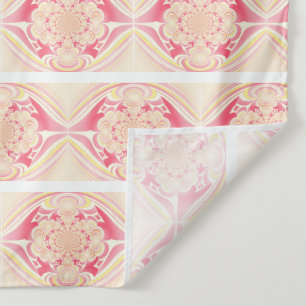 Melon und Buttery Yellow Fraktal Wandteppich