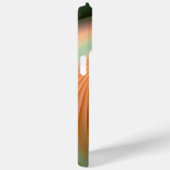 Melon und Peach farben Spiralen Case-Mate iPhone Hülle (Rückseite / Rechts)