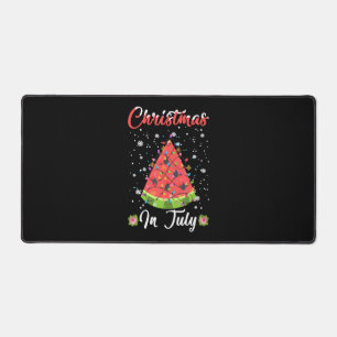 Melon Weihnachtsbaum Sommer Weihnachten im Juli Schreibtischunterlage