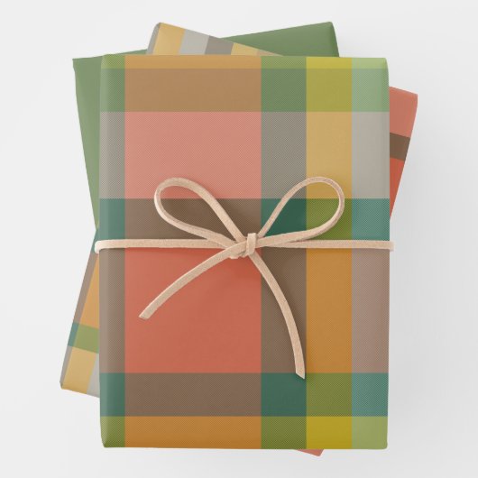 Melon Wrapping Paper Flat Sheet Set of 3 Geschenkpapier Set (Beispiel)