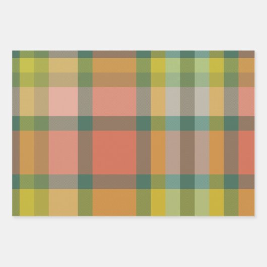 Melon Wrapping Paper Flat Sheet Set of 3 Geschenkpapier Set (Vorderseite)