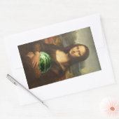 Melona Lisa Rechteckiger Aufkleber (Umschlag)