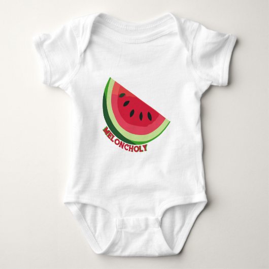 Meloncholy Baby Strampler (Vorderseite)