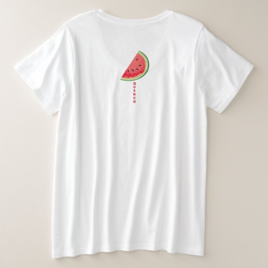 Meloncholy Große Größe T-Shirt (Design Rückseite)