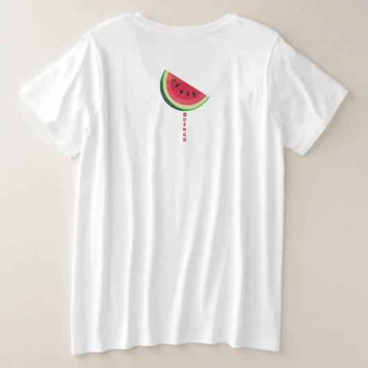 Meloncholy Große Größe T-Shirt (Design Rückseite)