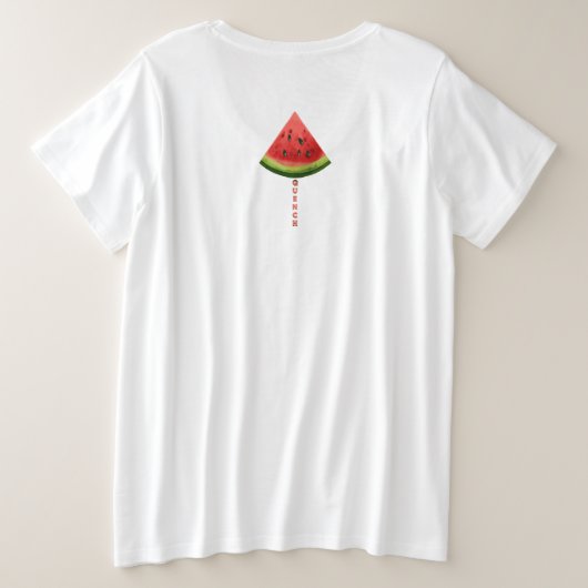 Meloncholy Große Größe T-Shirt (Design Rückseite)