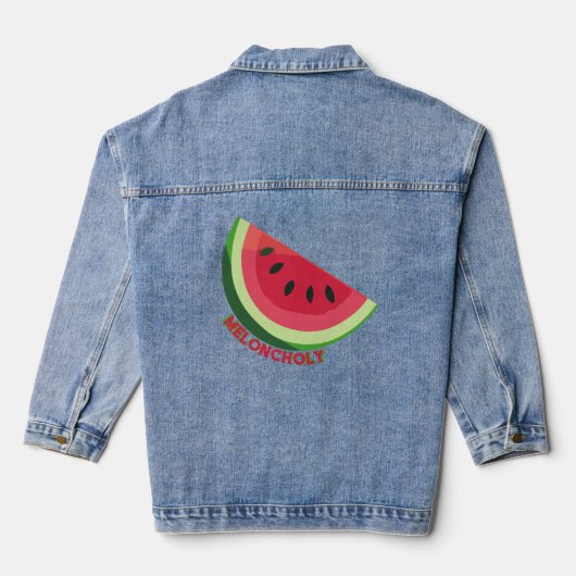 Meloncholy Jeansjacke (Rückseite)