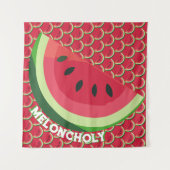 Meloncholy Wandteppich (Vorderseite)