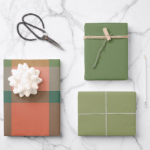 Melone & Basilienkraut Geschenkpapier Flachblatt-S