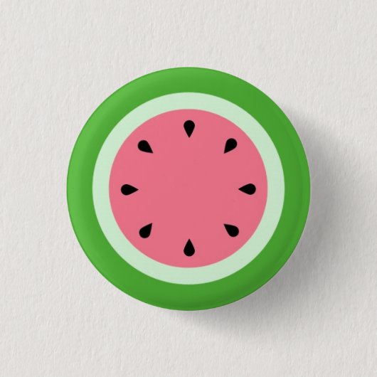 Melone-d'eau/Wassermelone Button (Vorderseite)