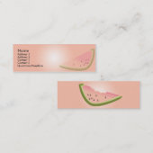 Melone - dünn mini visitenkarte (Vorne/Hinten)