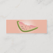 Melone - dünn mini visitenkarte (Rückseite)