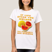 Melone-Dyslexie-lustiges Shirt (Vorderseite)
