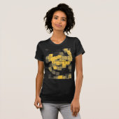 "Melone-" geometrisches abstraktes T-Shirt (Vorne ganz)