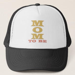 Melone-/Goldtext-Mama zum zu sein- Truckerkappe