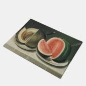 "Melone" Kunst-Türmatte Fußmatte (Schrägansicht)