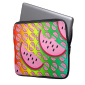 Melone-Manie-Laptop-Kasten Laptopschutzhülle (Vorderseite Links)