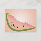 Melone - mollig visitenkarte (Rückseite)