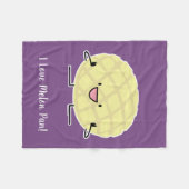 Melone-Pan süßer Patisserie Brot japanischen Fleecedecke (Vorderseite (Horizontal))