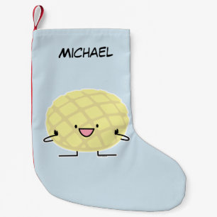 Melone-Pan süßer Patisserie Brot japanischen Kleiner Weihnachtsstrumpf