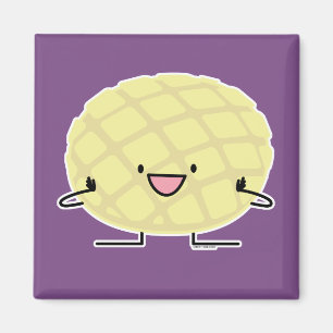 Melone-Pan süßer Patisserie Brot japanischen Magnet