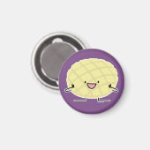 Melone-Pan süßer Patisserie Brot japanischen Magnet (Vorderseite/Rückseite)