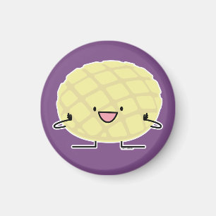 Melone-Pan süßer Patisserie Brot japanischen Magnet