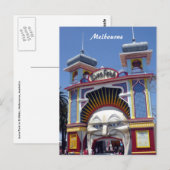 Melone-Parkfläche Postkarte (Vorne/Hinten)