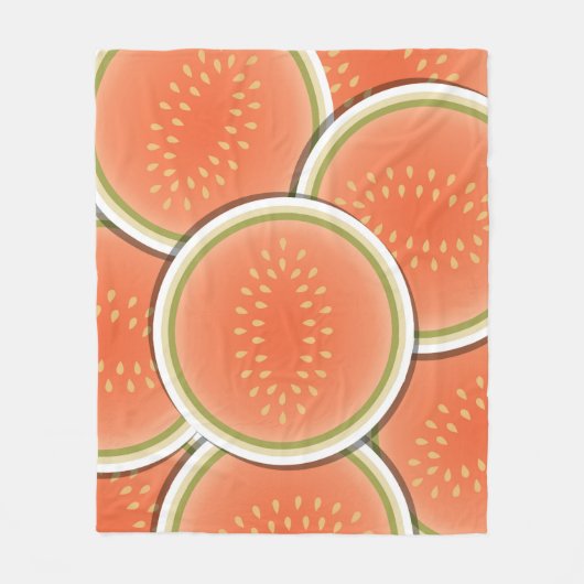 Melonen! Fleecedecke (Vorderseite)